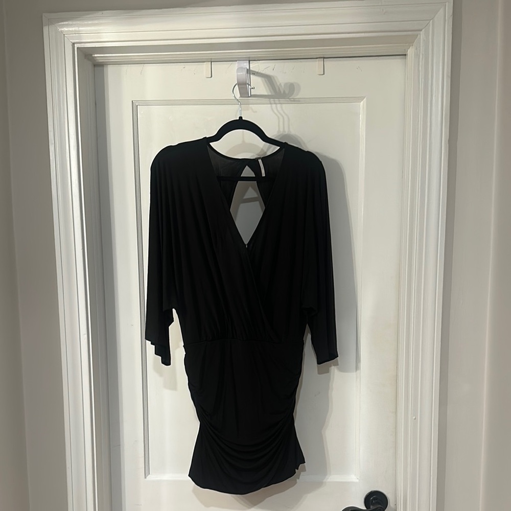 Young fabulous & broke Black Dress with open back